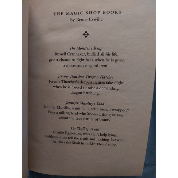 Juliet Dove, Queen of Love by Bruce Coville (2005 pb) A Magic Shop Book - Picture 5 of 5